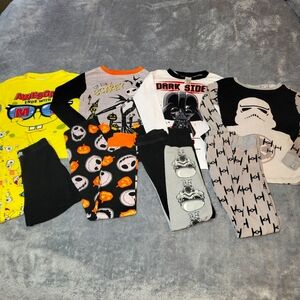 Childrens starwars spongebob and jack skellington pajamas